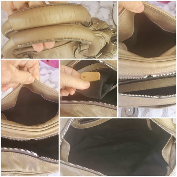 AUTHENTIC Stunning Chloe Paddington Metallic Gold - Picture 5 of 8